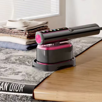 SteamFY Steamer Portabil Profesional – Aparat de Calcat cu Abur 2 in 1, Afisaj Digital, Putere 1200W